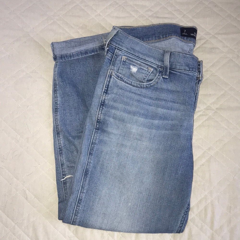 Ripped Vintage Boyfriend Jeans